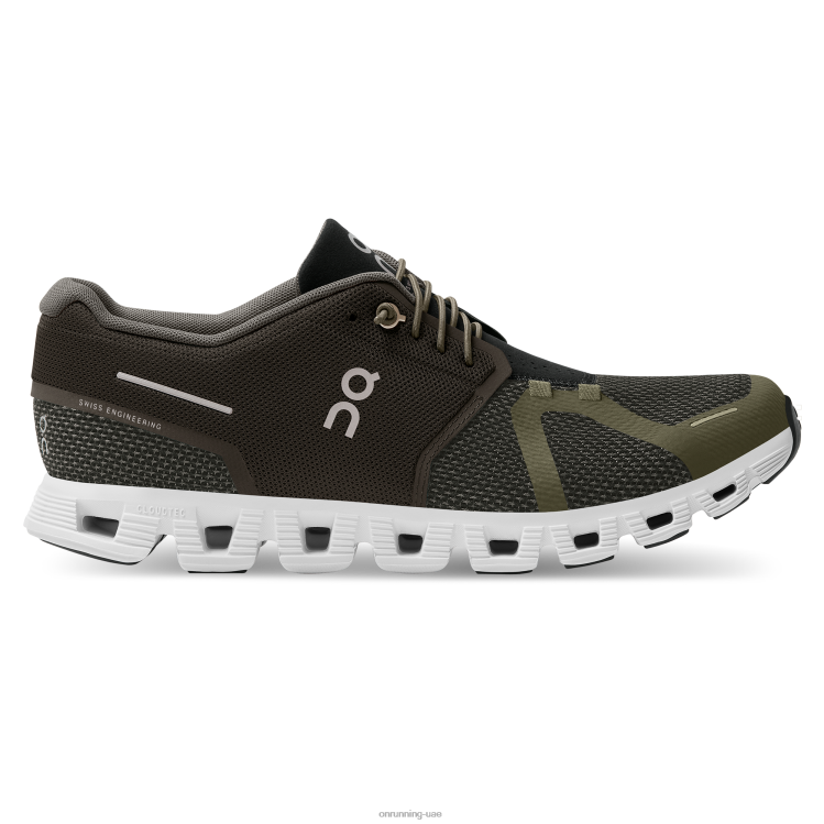 On Running رجال سحابة 5 التحرير والسرد DH2TH648 الزيتون / شوكة