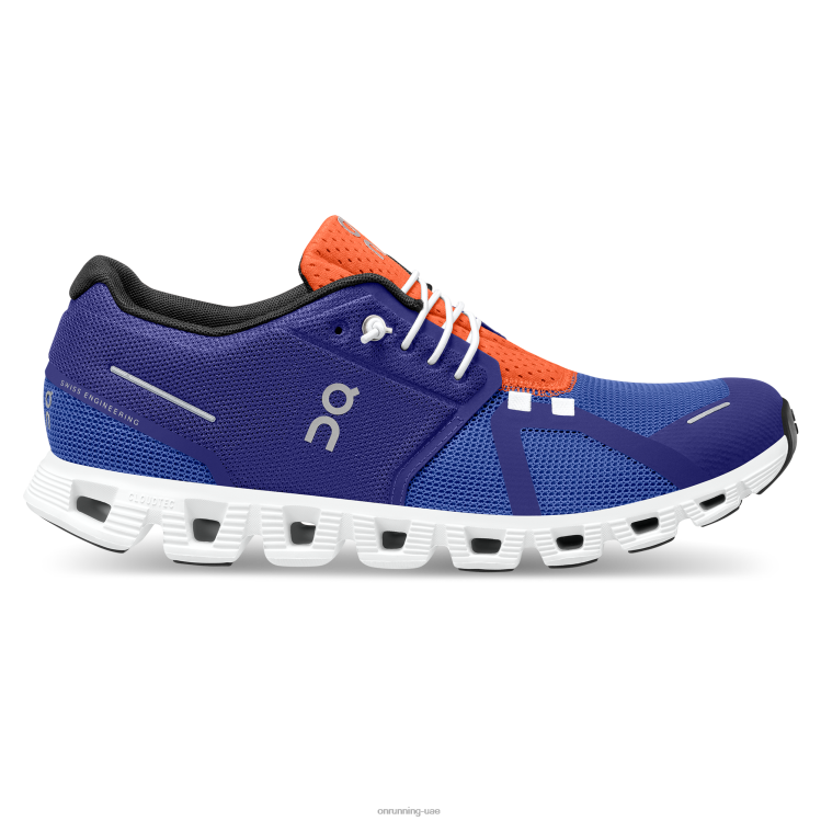 On Running رجال دفعة سحابة 5 DH2TH687 الكوبالت/النيلي