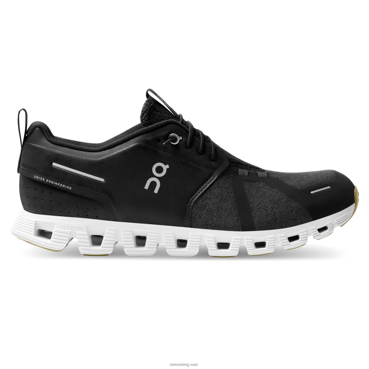 On Running رجال سحابة 5 تيري DH2TH898 أسود / اللوز