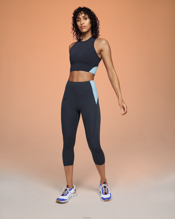 On Running نحيف حركة 3/4 الجوارب DH2TH270 البحرية / الستراتوسفير