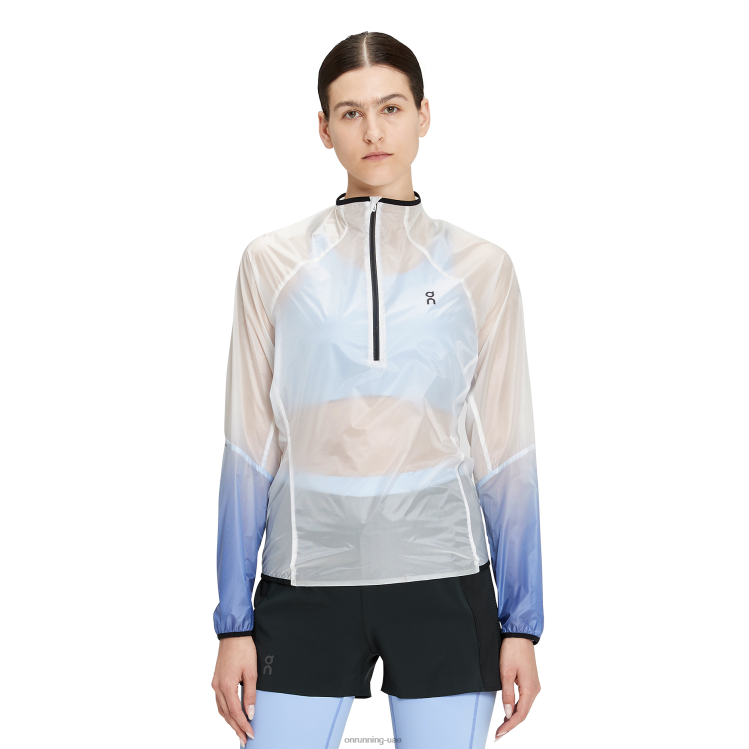 On Running نحيف سترة صفر DH2TH101 غير مصبوغ-أبيض/كوبالت
