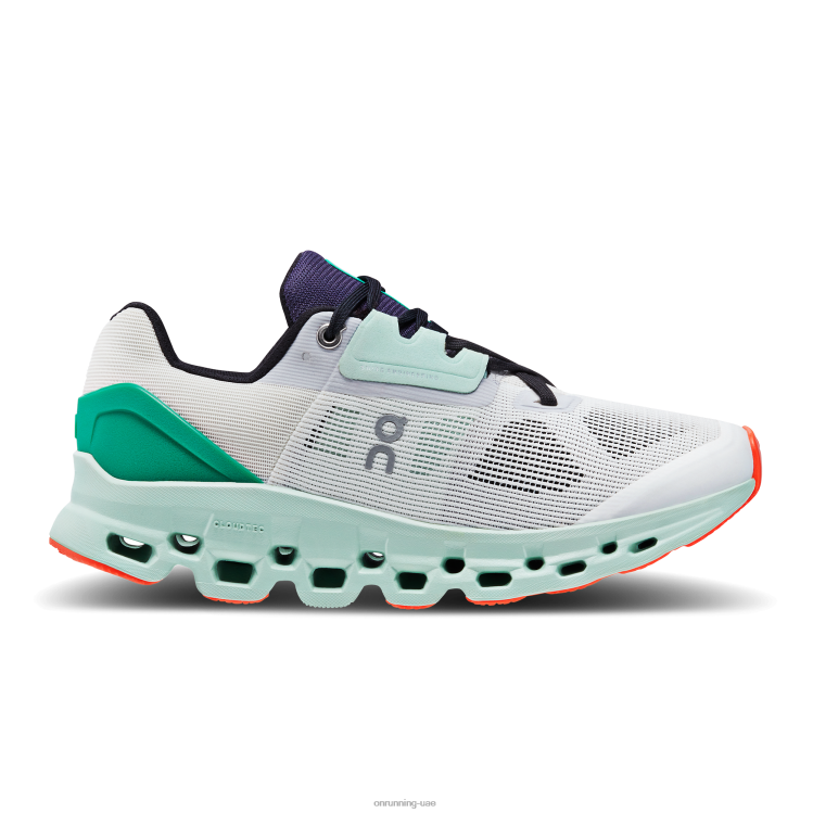 On Running نحيف طبقية السحابية DH2TH13 غير مصبوغ-أبيض/خور