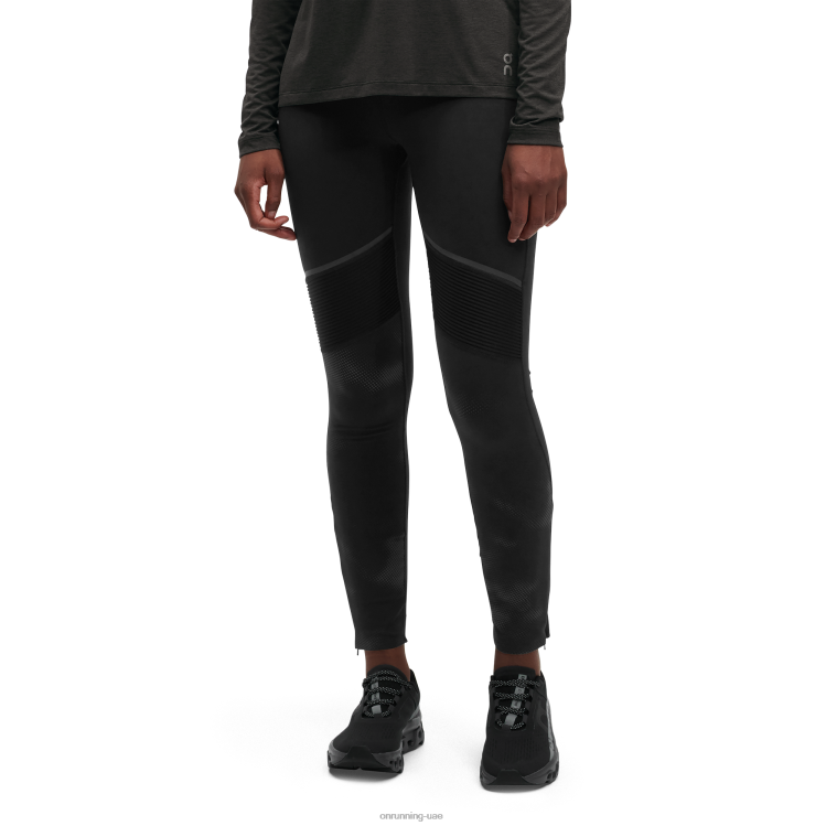 On Running نحيف الجوارب الطويلة لوموس DH2TH441 أسود