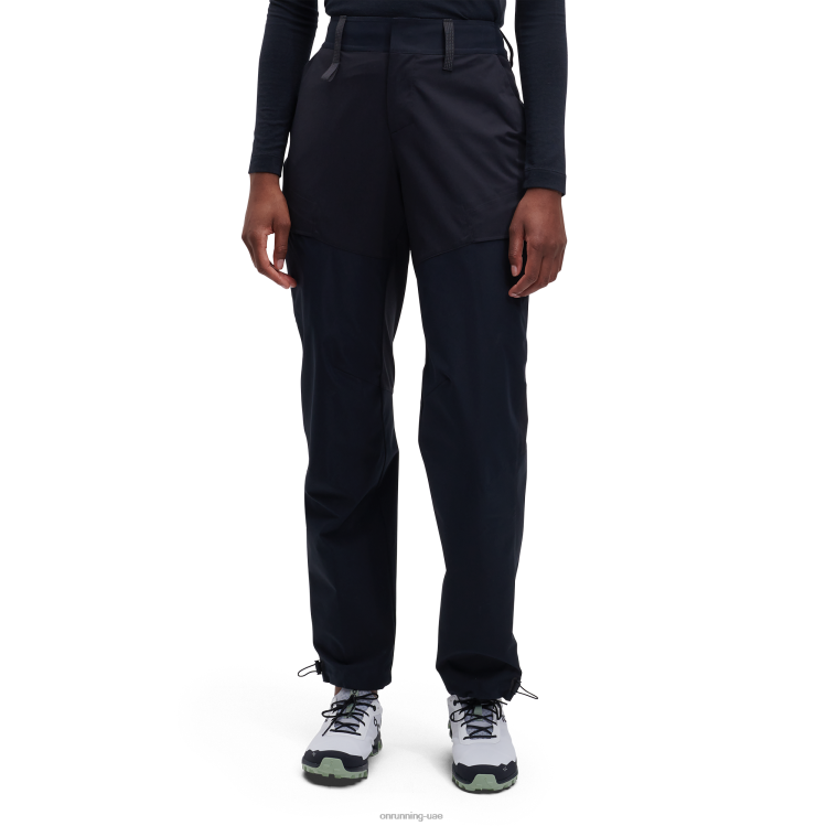 On Running نحيف السراويل المستكشف DH2TH481 أسود
