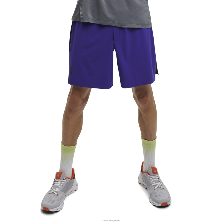 On Running رجال شورت خفيف الوزن DH2TH624 الشفق / أسود