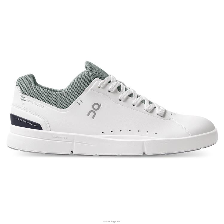 On Running رجال ميزة روجر DH2TH662 أبيض/أوكالبتوس