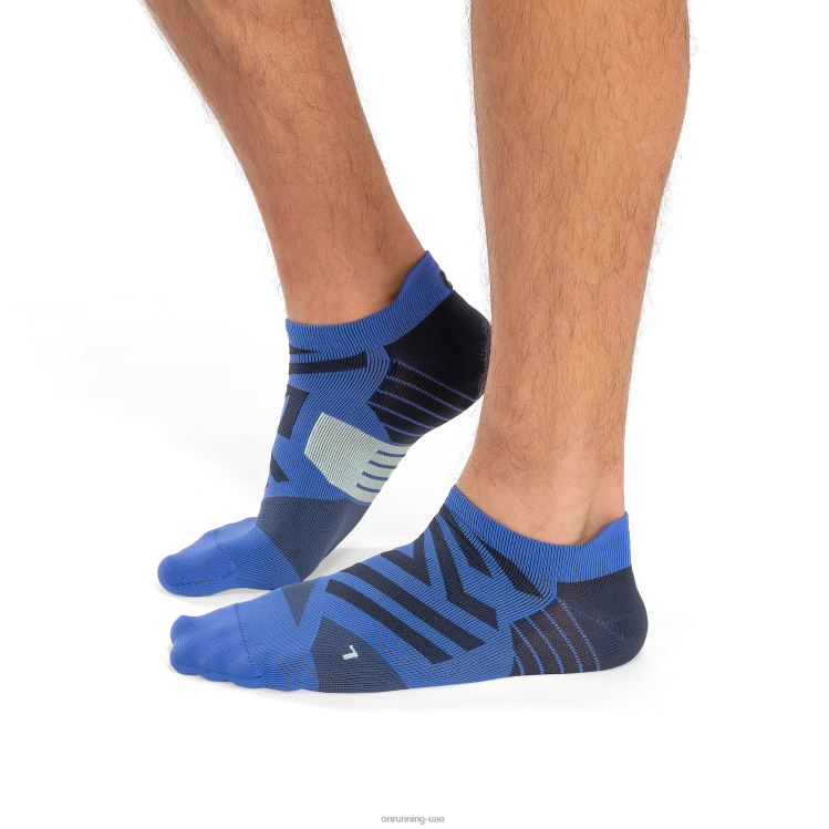 On Runningجورب منخفض الأداء DH2TH748 الكوبالت/الدنيم