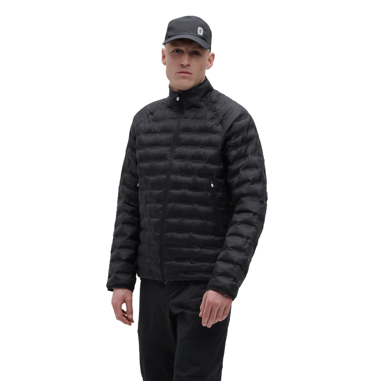 On Running رجال سترة التبديل DH2TH796 أسود/أبيض