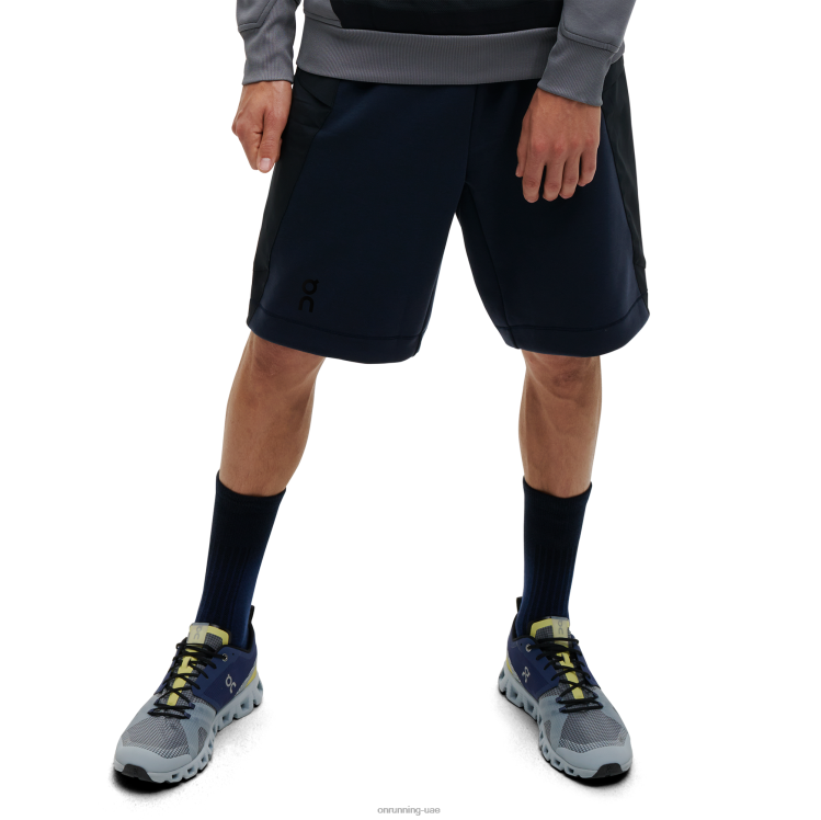 On Running رجال شورت الحركة DH2TH959 البحرية / الأسود