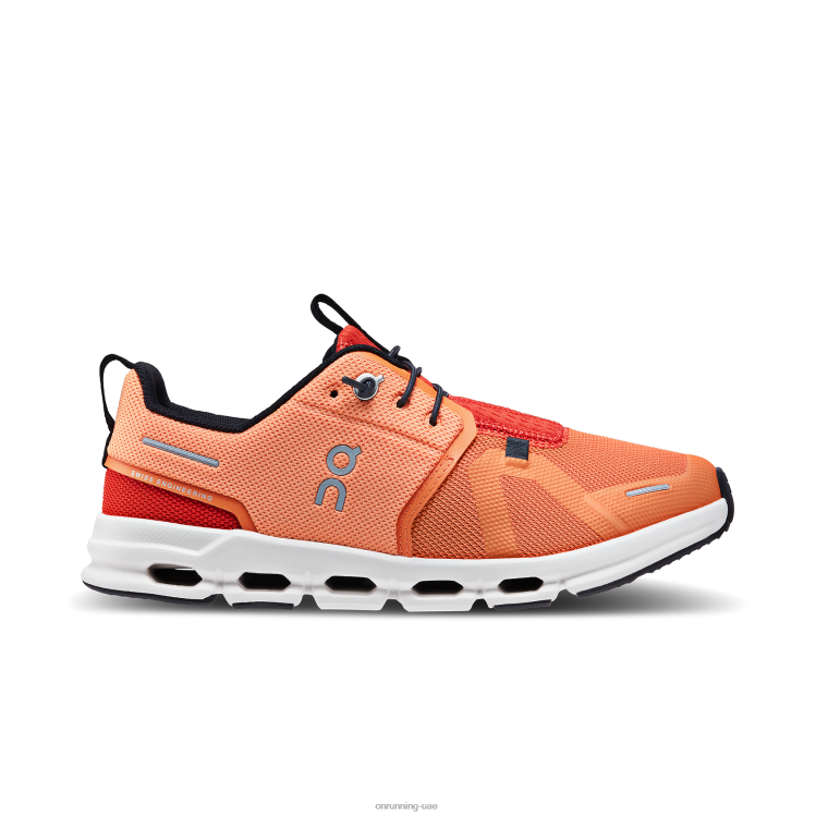 On Running أطفال السماء السحابية DH2TH986 أحمر برتقالي